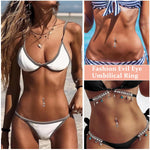 MAYCREATE Fake Belly Piercing Jewelry Evil Eye Belly Button Rings 316L Stainless Steel Non-Piercing Rhinestone Belly Rings Navel Rings for Women Girls