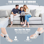 MAYCREATE Bunion Thumb Corrector for Left and Right Foot with Adjustable Rotating Knob | Toe Separator for Men and Women
