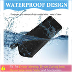 MAYCREATE PU Leather Travel Case for Airwrap Styler Supersonic Hair Dryer, Waterproof Anti-Scratch Dustproof Shockproof Protection Portable Storage Bag Travel Gift Case, Black