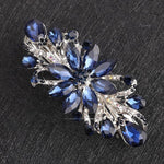 MAYCREATE Hair Clips for Women Floral Rhinestone Center Clips for Hair for Women Stylish Spring Hair Barrette Back Clips for Hair