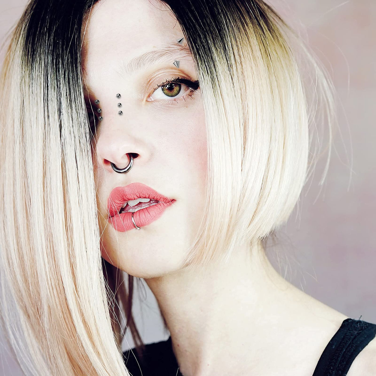 MAYCREATE Piercing Jewelry Set for Lip Tongue Eyebrow Nose Belly | 170pcs Stainless Steel