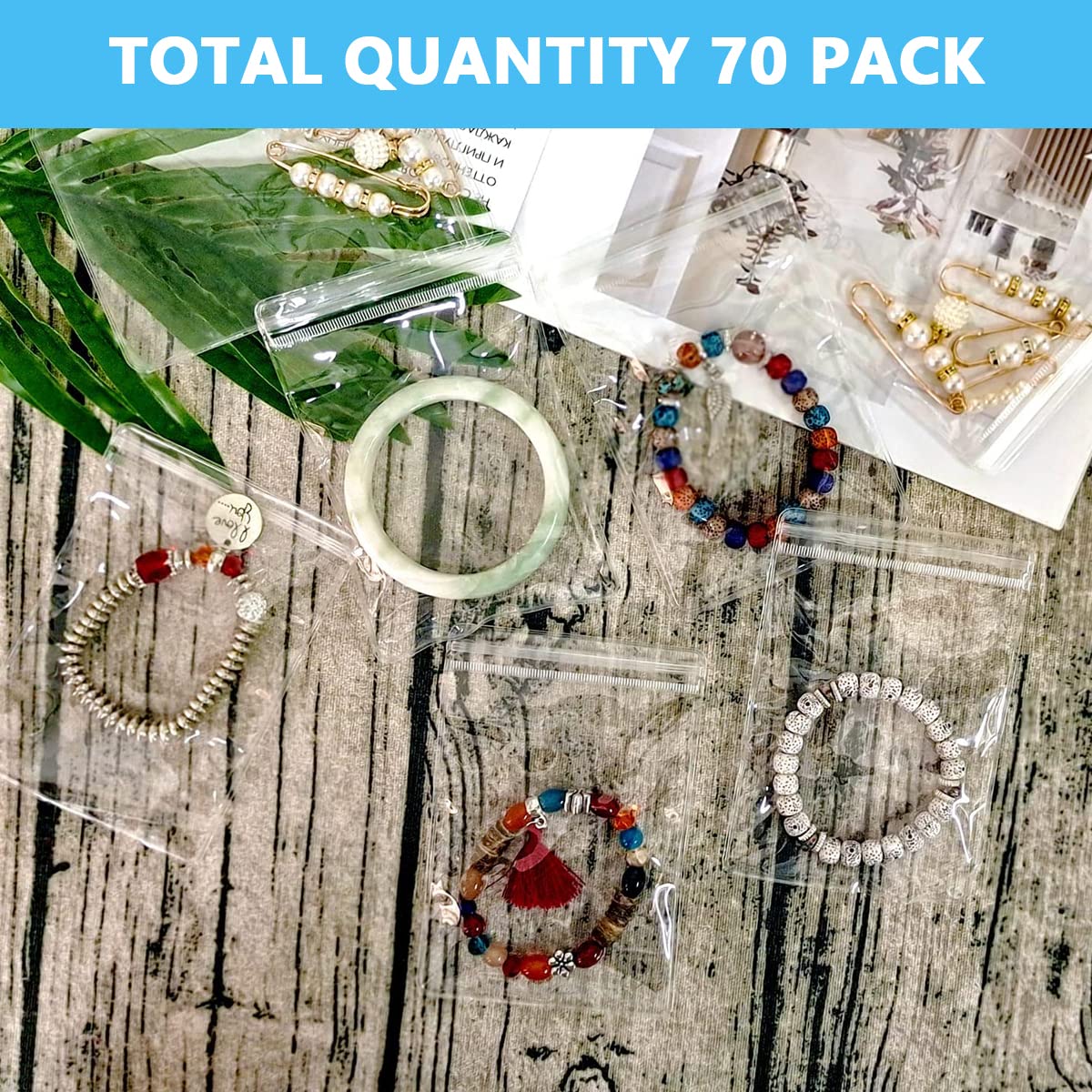 MAYCREATE Transparent Jewelry Storage Book, Anti Oxidation Jewelry Storage Organizer Bag with 60 Pockets for Bracelets Necklace Rings, Black