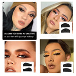 MAYCREATE Eyeshadow Crease Line Kit for Beginners with 6 in 1 Silicone Shapes | Reusable Eye Makeup Tool