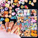 MAYCREATE 3D Candy Nail Charms for DIY Nail Art with 12 Styles and Lightweight Resin | Cute Kawaii Designs