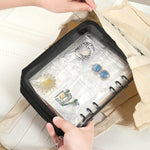 MAYCREATE Jewelry Storage Book with 60 Pockets for Bracelets Necklaces and Rings | Black 2PCS