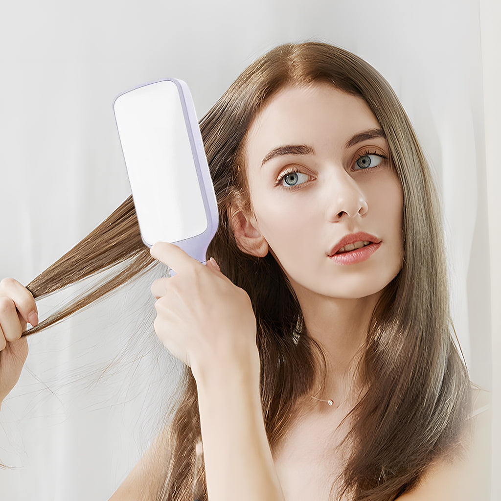 MAYCREATE Comb Scalp Massager Hair Bush Retractable Bristle Self-cleaning DesignAnti Static Hair Comb Hair Travel Hair Styling Brush