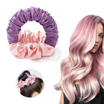 MAYCREATE Heatless Hair Curler, Heatless Curling Scrunchie, No Heat Headband Curler Heatless Hair Curler Rod to Sleep in Overnight Soft Sleep Scrunchie for Women Long Thick Hair