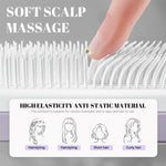 MAYCREATE Comb Scalp Massager Hair Bush Retractable Bristle Self-cleaning DesignAnti Static Hair Comb Hair Travel Hair Styling Brush