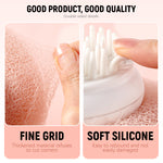 MAYCREATE Retractable Bathing Brush 14.8 inches Long Handle Sponge Brush Double Side Floral Bathing Loofah Brush Body Massager Back Scrubber Exfoliator Brush