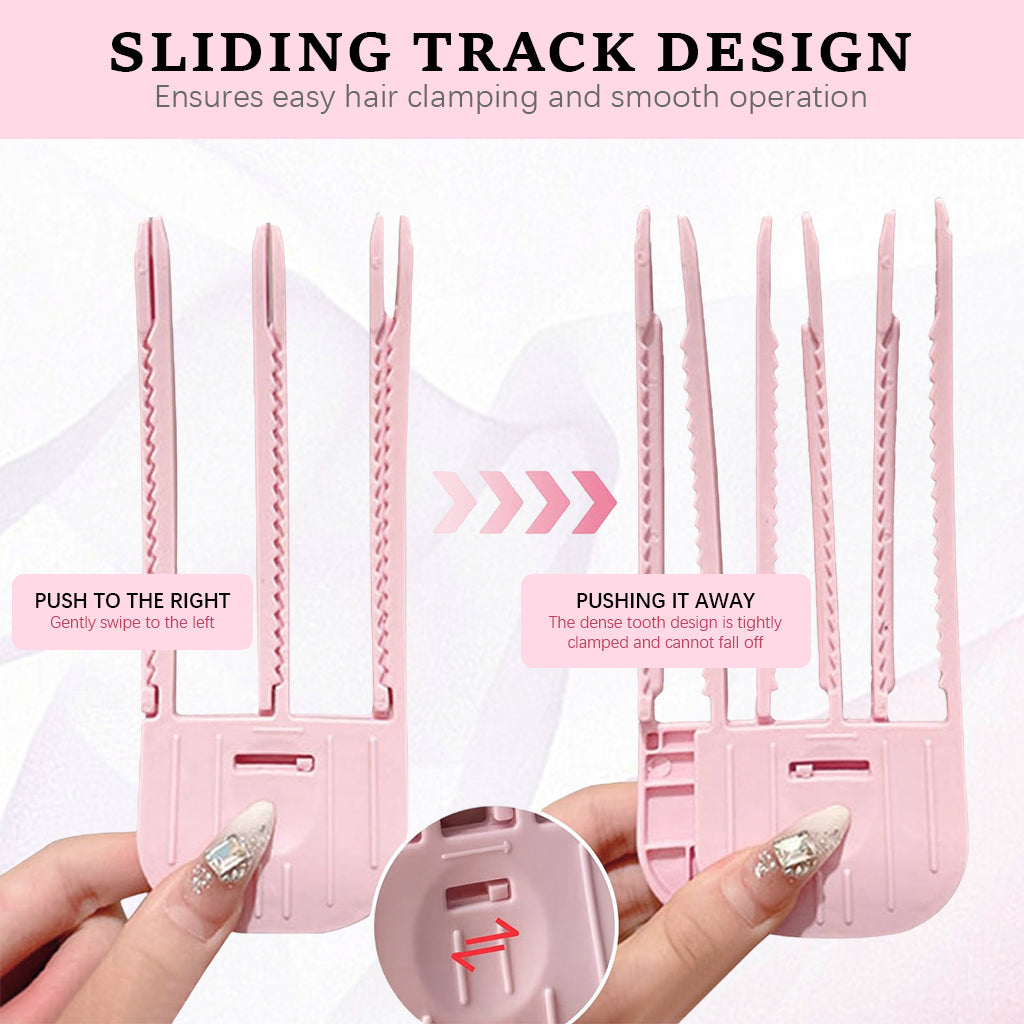 MAYCREATE 2Pcs Hair Volumizer Hair Volume Clips for Women Men, Hair Puff Clips for Women, 3 & 6 Teeth Instant Comb for Fluffy Bangs, Volumizing Hair Clips No-Trace Hair Root Lifting Clips