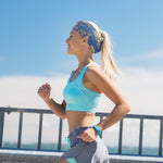 MAYCREATE Head Band for Women, 3pcs Knotted Hair Bands for Womens, Flower Print Headbands for Women, Fashion Stretchy Head Bands for Women Makeup, Runing, Yoga, Fitness