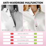 MAYCREATE Anti-exposure Tape for Shirts 5.47 Yard Adhesive Tape Dress Tape Double-Sided Invisible Modesty Tape for Clothes, Dress, Shirt, with One Roll Replacement Refill