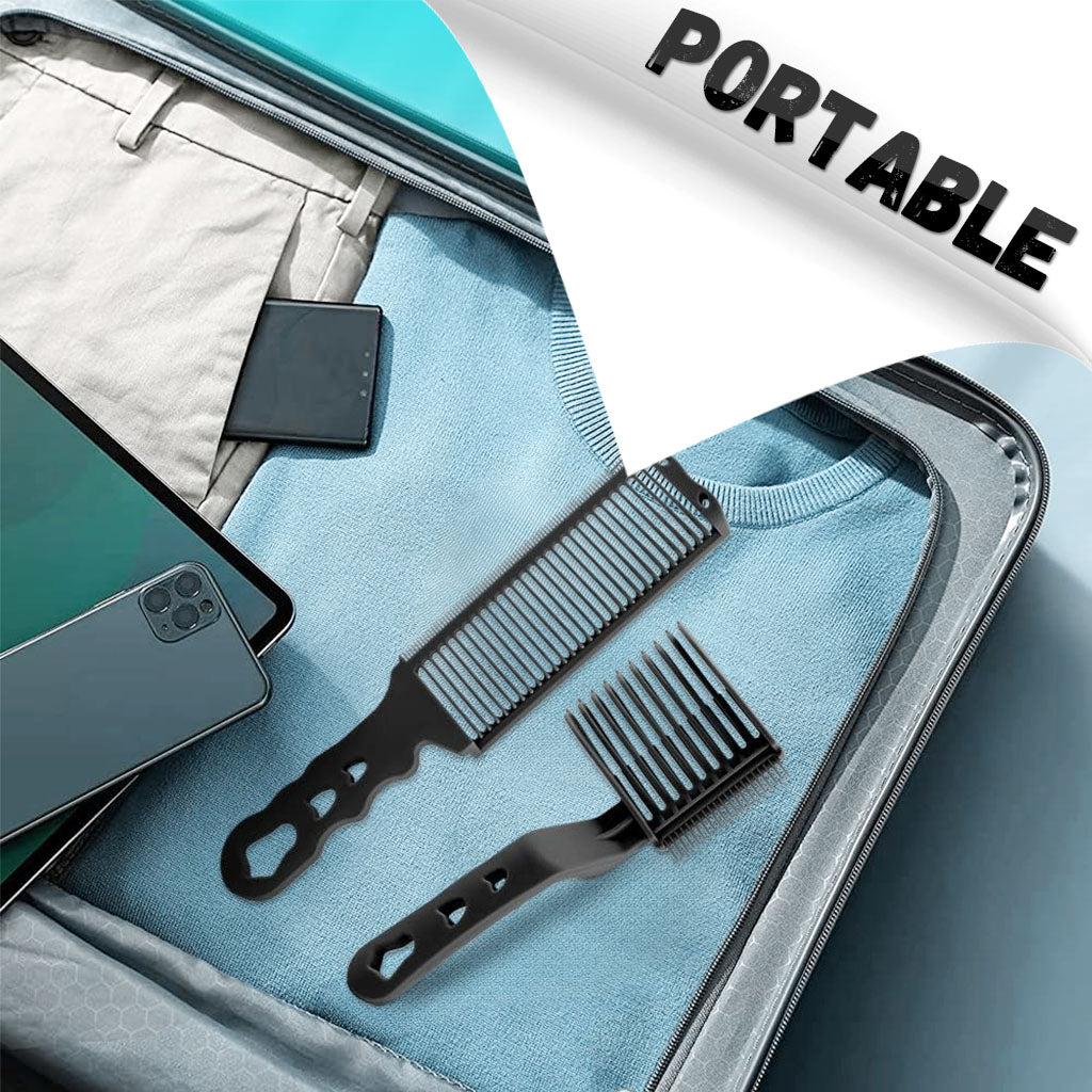 MAYCREATE® Fade Comb for Men, Barber Comb Set, Professional Curved Positioning Taper Comb & Styling Combs, Flat Top Hair Cutting Comb Clipper Combs for Cutting and Blending