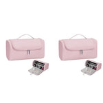 MAYCREATE® Travel Storage Bag for Dyson Airwrap Holder Hair Styler Organizer Attachments Portable with Hanging Hook Pink Bag Only 2 PCS