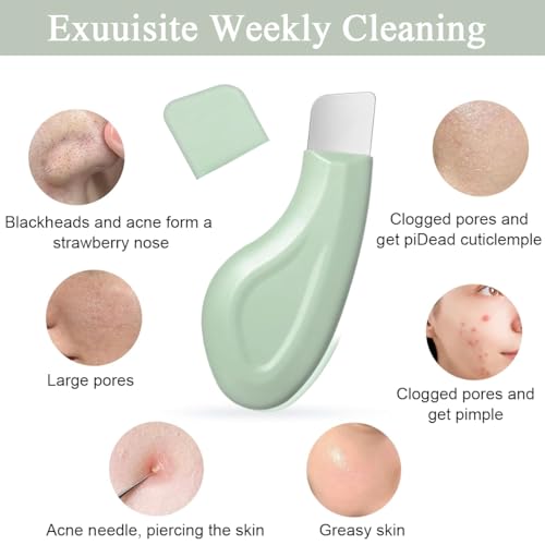 MAYCREATE® Blackhead Removal Tool, Silicone Face Scrubber Black Head Remover for Deep Cleansing, Face Scraper Nose Blackheads Skin Care Tool for Men Women Pore Cleaning, Acne, Whitehead, Comedones 3 PCS