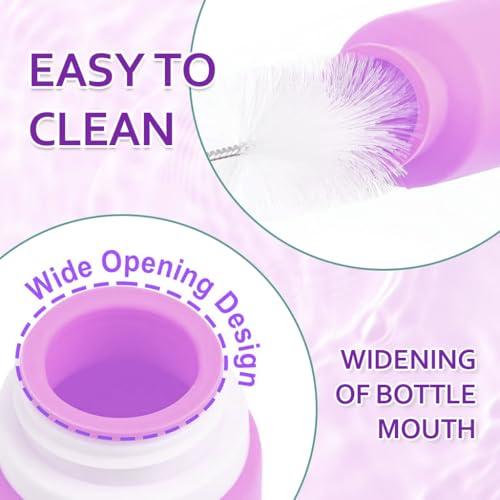 MAYCREATE® 32PCS Travel Bottle Kit for Toiletries 60 90ml Silicone Bottles Set Leak proof Toiletry Cream Jars Spray Shampoo Lotion Dispenser