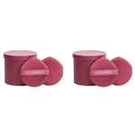 MAYCREATE Makeup Sponge Set for Liquid Foundation and Powder featuring Wet & Dry Dual Use | 14PCS Latex-Free Pink Puffs