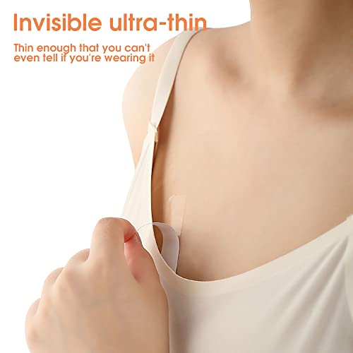 MAYCREATE® Boob Tape, 5cm*5m Breast Lift Tape, 5 Pair Petal Backless Nipple Covers and 50 Stripes Transparent Clothing Tape, Breathable Breast Lift Tape Boobytape for Breast Lift, Beige