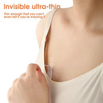 MAYCREATE® Boob Tape, 5cm*5m Breast Lift Tape, 5 Pair Petal Backless Nipple Covers and 50 Stripes Transparent Clothing Tape, Breathable Breast Lift Tape Boobytape for Breast Lift, Beige