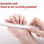 MAYCREATE Nail Files Buffers Kit 20pcs with Dual Sided 100 180 Grit for Manicure | Washable Emery Boards for Acrylic & Gel Nails