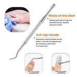 MAYCREATE® Ingrown Toenail Clippers for Thick Toenails Wide Jaw Opening Nail Curved and Slant Straight Blade Edge 12PCS Stainless Steel Toe Clipper Men