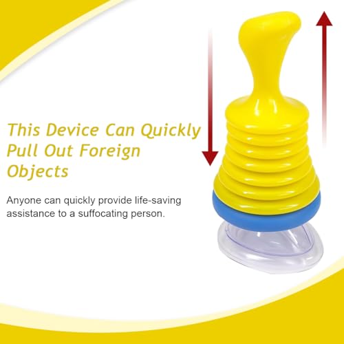 MAYCREATE® Choking Rescue Device, Anti Choking Device for Kids and Adults, Portable Suction Units Device, Anti Choking Device All Ages, for Home and Travel Kit 3 PCS
