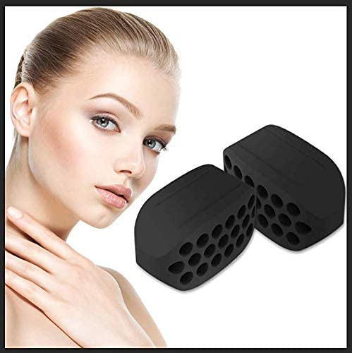MAYCREATE Jawline Exerciser for Face and Neck Toning with Food‑Grade Silicone | Pack of 2