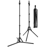 MAYCREATE Wig Stand Tripod for Hairdressing Training with 17–60 in Adjustable Height | Foldable Metal Mannequin Head Holder