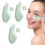 MAYCREATE® Blackhead Removal Tool, Silicone Face Scrubber Black Head Remover for Deep Cleansing, Face Scraper Nose Blackheads Skin Care Tool for Men Women Pore Cleaning, Acne, Whitehead, Comedones 3 PCS