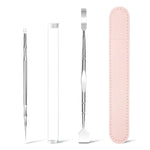 MAYCREATE Pimple Remover Tool for Deep Pore Cleansing with Dual Head Extractor & Stainless Steel