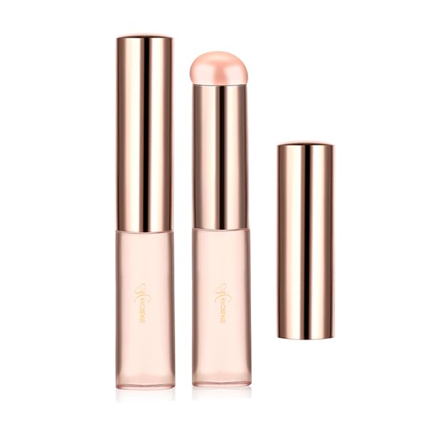 MAYCREATE Silicone Lip Applicator Set for Precise Lip Care with Dustproof Cap | Pink 2pcs