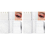 MAYCREATE® Face Gems Rhinestones for Makeup 2026PCS Self Adhesive Stickers Jewels Kit Pearls Raindrop Heart Crystal Stone DIY Crafts Assorted Sizes Shapes