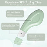 MAYCREATE Blackhead Removal Tool for Deep Facial Cleansing with Stainless Steel Scraper | Silicone Handle for Men and Women