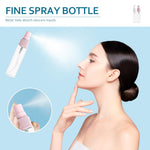 MAYCREATE Silicone Travel Bottles Set of 16pcs for Toiletries with Leak Proof Lids | Reusable 2oz and 3oz Containers