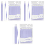 MAYCREATE Cotton Swabs for Makeup Removal with Fine Tip Precision 100 Count | Eyeliner Fixing