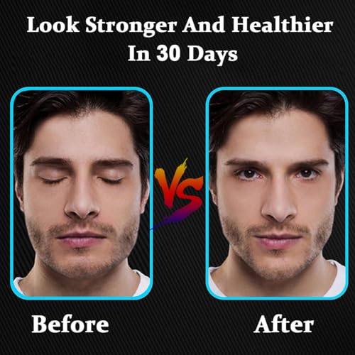 MAYCREATE® 4PCS Jawline Exerciser for Men Women 45lbs Silicone Jaw Exerciser Trainer Face Jawline Shaper for Jawline Exercise, for Beginner, Intermediate & Advance, Define Jawline - Black