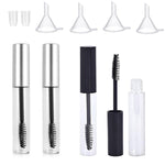 MAYCREATE Empty Mascara Tube for Castor Oil with Brush Kit including 2pcs 10ml PETG Bottles