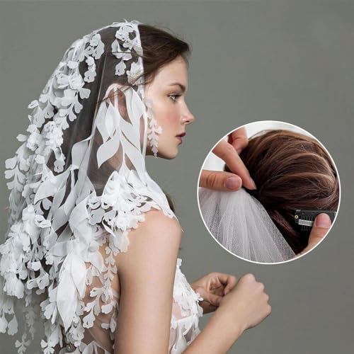 MAYCREATE® 20Pcs Black Chunni Dupatta Clips with Safety Pins, Stainless Steel Dupatta Pin Snap-on Hijab & Wig Clips for Women, Strong Grip, Rust-Resistant, Versatile Pins for Party & Daily Use