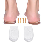 MAYCREATE Adjustable Orthotics Shoe Insert Heel Wedge for Supination & Pronation Correction Self-adhesive Gel Orthotics Shoe Insert for Improving Bow Legs, Knee Pain, Foot Alignment, One Pair