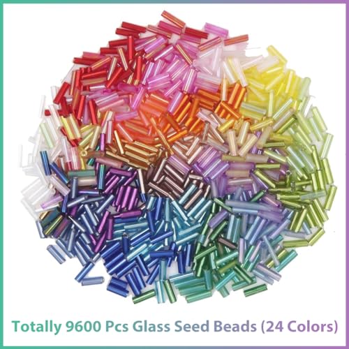 MAYCREATE® SANNIDHI Beads for Jewellery Making Kit, 150g/Box Metallic Plated Beads for Craft DIY Set Spacer Beads for Bracelet Necklace Jewelry - 8 Styles, 3 Colors (Gold/Sliver/Rose Gold)