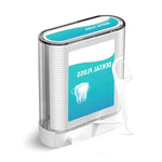 MAYCREATE Dental Floss Picks Dispenser with Automatic Pop Up Case 88 Count for Adults | Toothpick and Flosser Holder for Clean Teeth