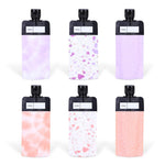 MAYCREATE® 6Pcs Travel Bottles for Toiletries, Travel Pouches for Liquids, 90ml Lotion Dispenser Leak Proof Refillable Travel Container Squeeze Pouches for Shampoo Cream Essential Oil