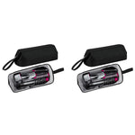 MAYCREATE Hair Tools Travel Bag for Dyson Airwrap with 40x19x16cm Spacious Design | Black 2PCS Organizer