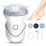 MAYCREATE Electric Pedicure Tools for Feet, Foot Scrubber for Dead Skin Remover, Foot File Vacuum Adsorption Callus Remover, USB Rechargeable Foot Care Tool