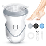 MAYCREATE Callus Remover for Foot Care featuring 2000 rpm Micro Abrasion and Built in Vacuum | USB Rechargeable 500mAh Battery