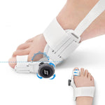 MAYCREATE Bunion Thumb Corrector for Left and Right Foot with Adjustable Rotating Knob | Toe Separator for Men and Women