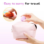 MAYCREATE 6Pcs Mini Travel Jewelry Box Creative Colorful Macaron Case Plastic Macaron Jewelry Box Storage Boxes for Makeup Bags Multi Purpose Storage Box for Earrings, Chain Bracelets, Necklace