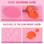 MAYCREATE® Disposable Nail Art Table Towels Mat Reusable Tissue Waterproof Tips Paper 12.7 x 17.9 Clean Pads Foldable Cushion for Salons 2 PCS