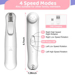 MAYCREATE Electric Nail Cutter for Baby with 6 Attachments and LED Light | USB Rechargeable