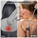 MAYCREATE® 3 in 1 Back Scratcher Metal Portable Telescoping with Rubber Handles Extendable Massager Tool Stocking Stuffers for Men Women Kids Adults Black 2PCS